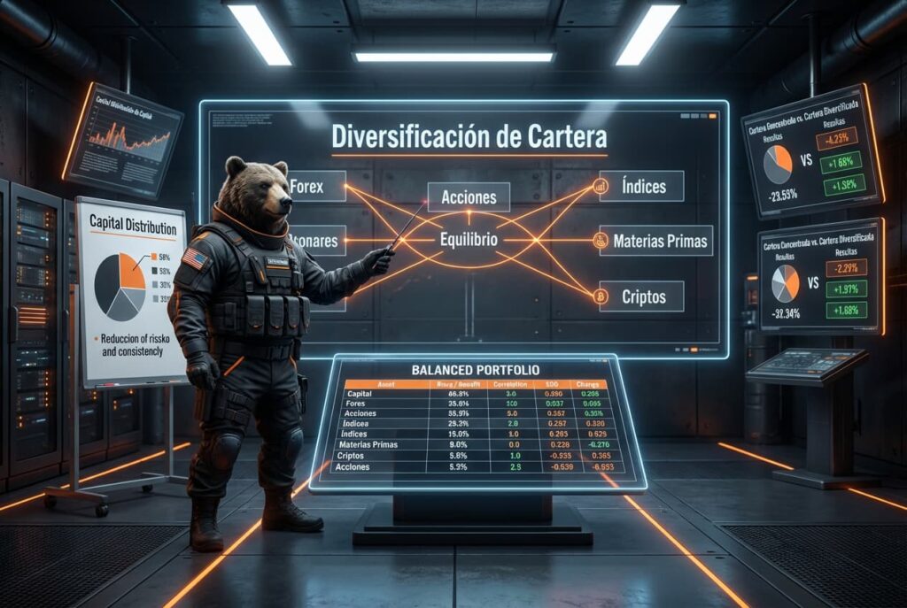 Diversifica tu Cartera de Trading Como un Profesional