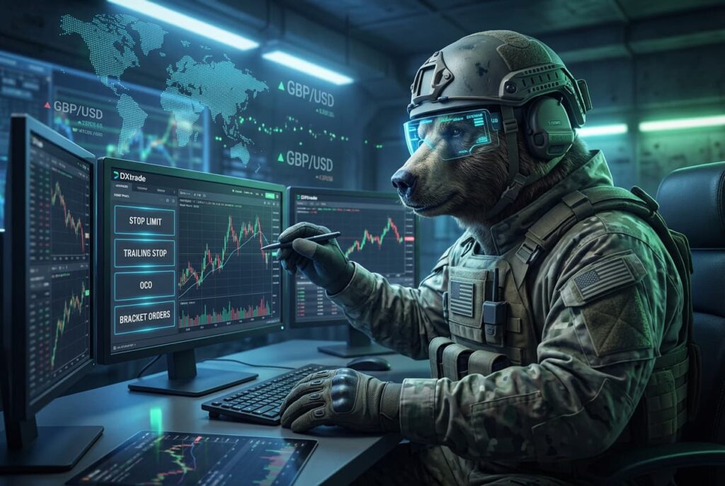 Tipos de órdenes avanzadas en DXtrade para forex