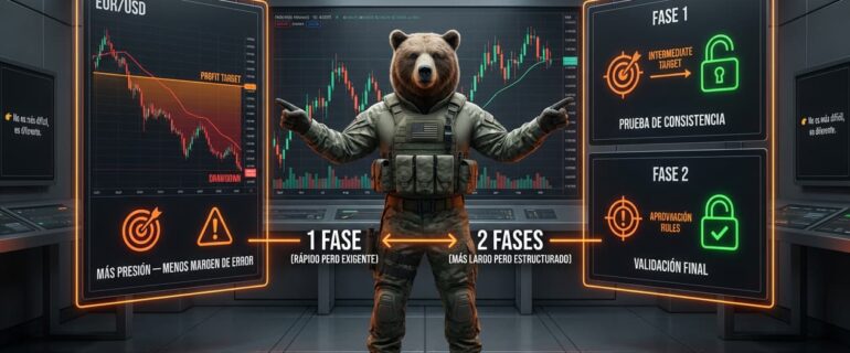 Desafíos en Forex de 1 y 2 Fases