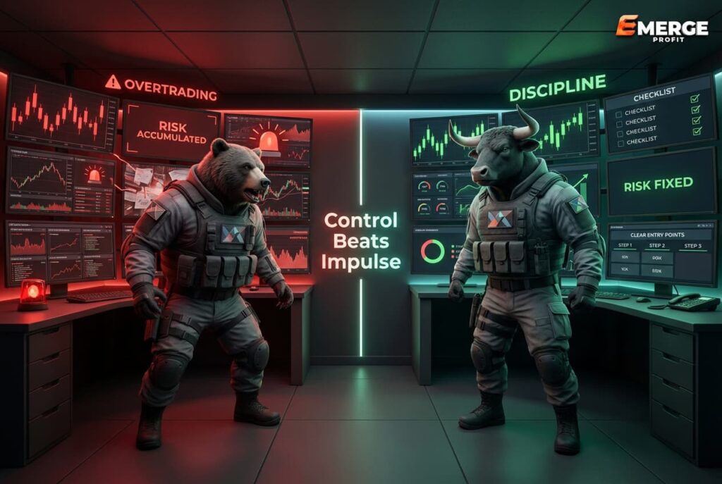 Por Qué el Overtrading Destruye Cuentas de Fondeo