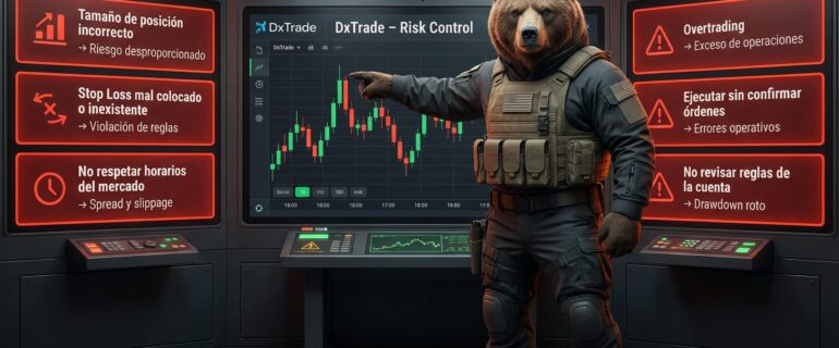 Errores frecuentes al operar en DxTrade que pueden costarte una cuenta