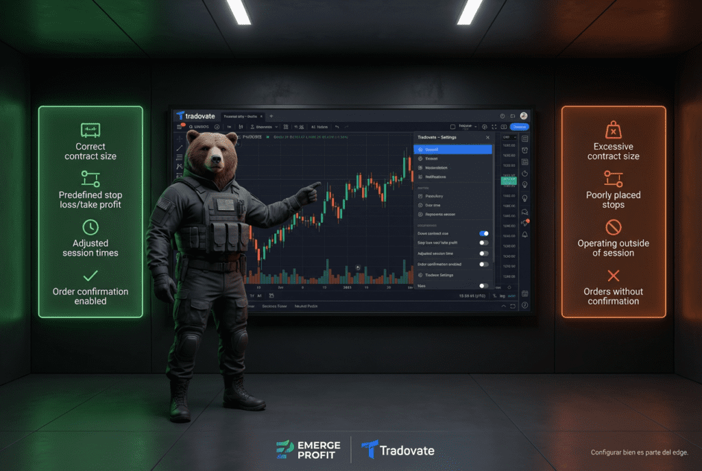Cómo Configurar Tradovate Correctamente para Evitar Errores Comunes