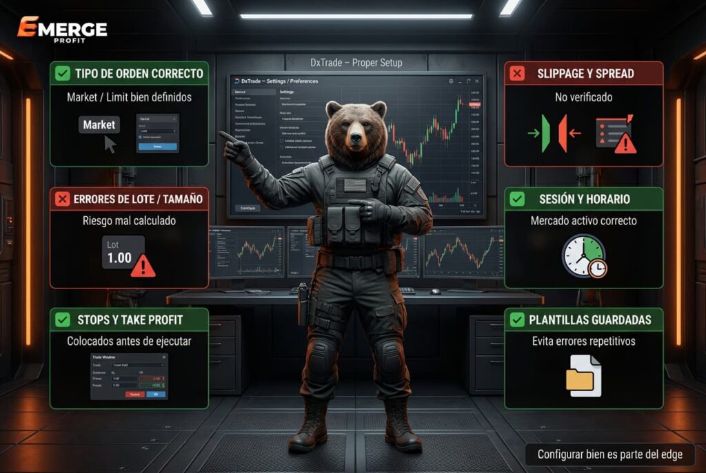 Cómo Configurar DxTrade Correctamente para Evitar Errores Comunes