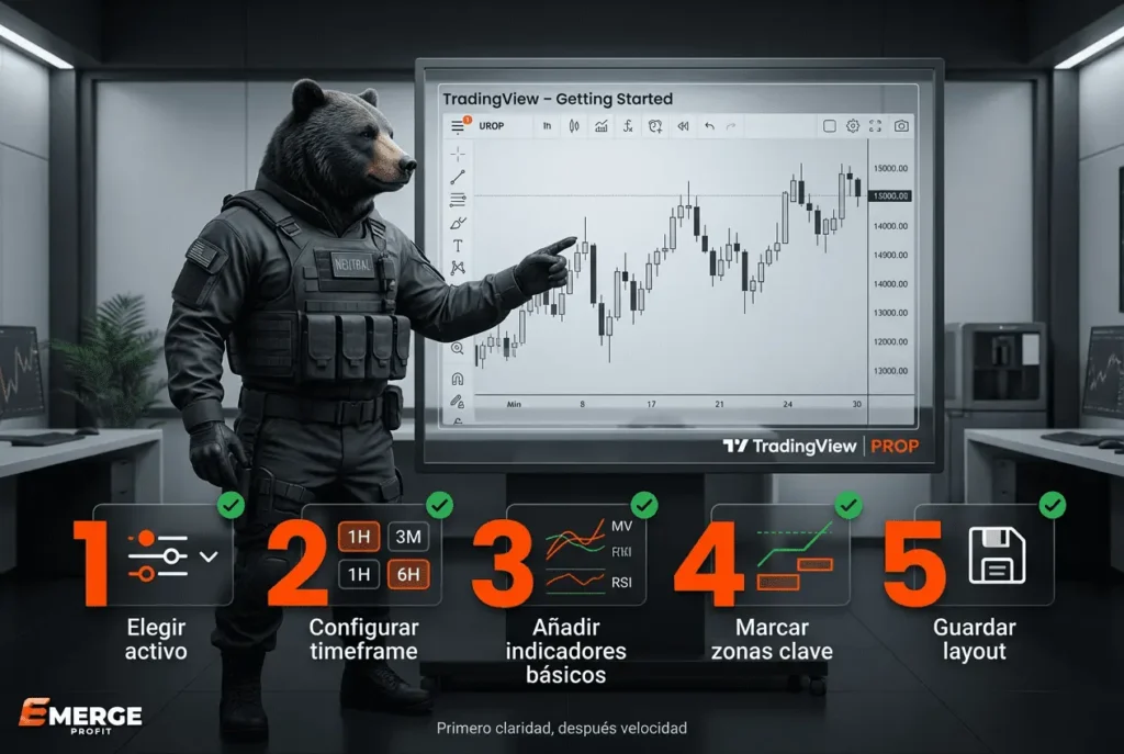 Cómo usar TradingView paso a paso: guía práctica para principiantes