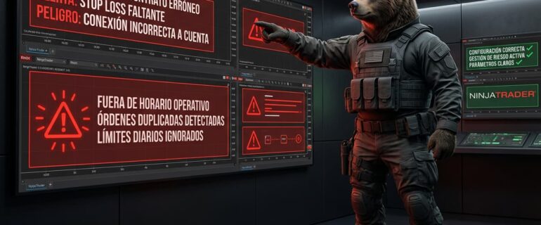 Errores Frecuentes en NinjaTrader que Pueden Costarte una Cuenta Errores Frecuentes en NinjaTrader que Pueden Costarte una Cuenta