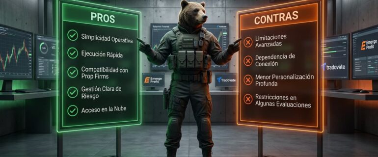 ¿Tradovate es adecuada para traders evaluados? Pros y contras reales