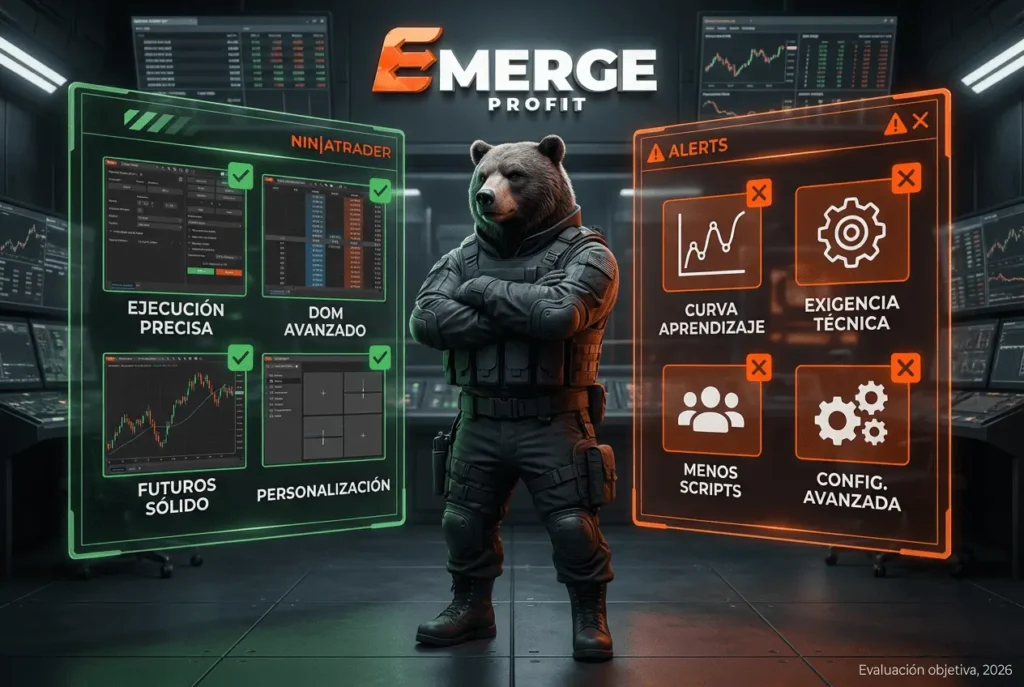 ¿NinjaTrader es Buena Plataforma para Traders Evaluados? Análisis Real