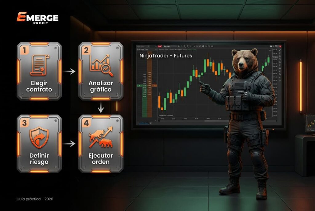 NinjaTrader para Futuros: Cómo Operar Paso a Paso Desde Cero
